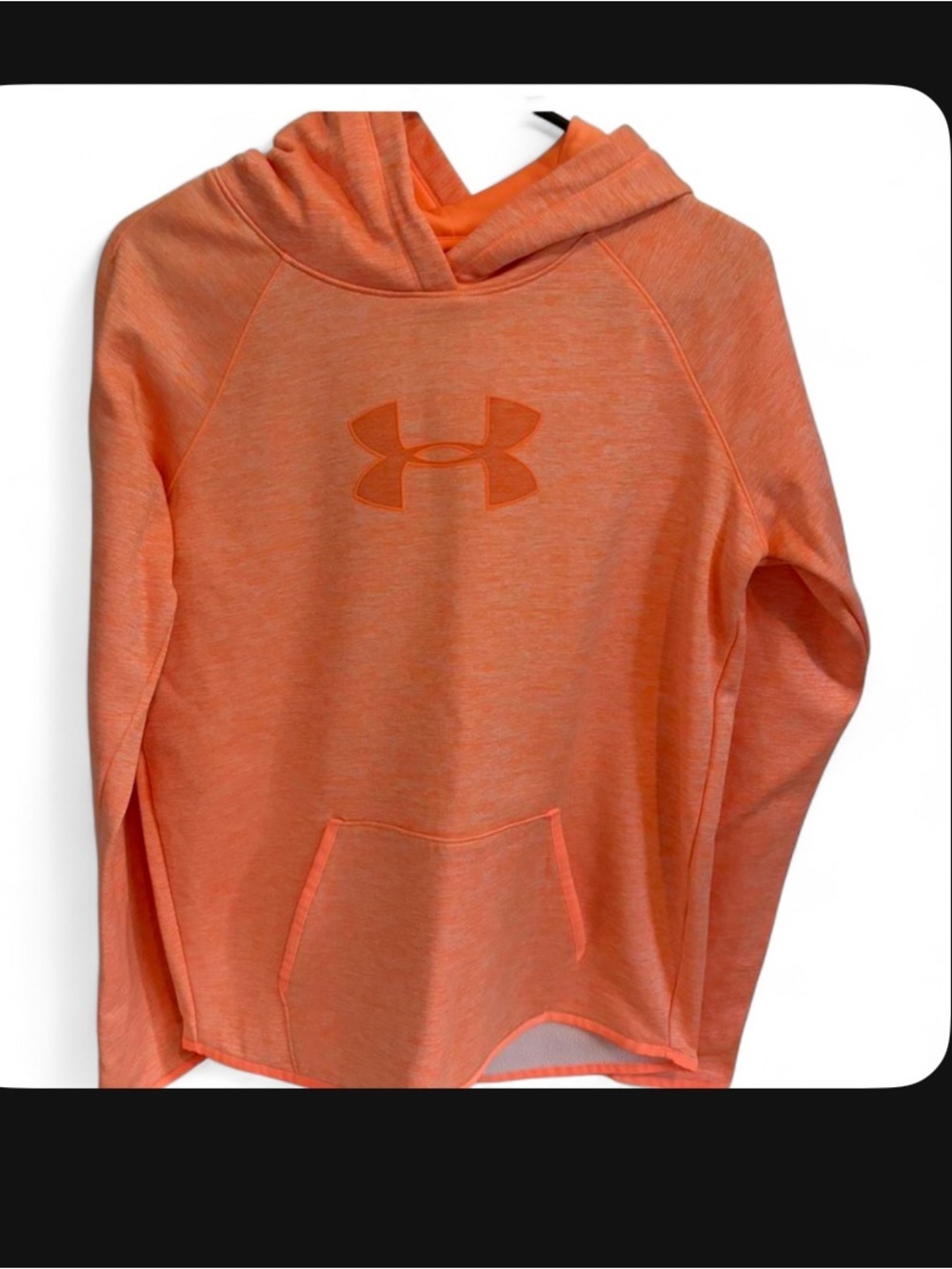 Under Armour Coral Orange Hooded Pullover